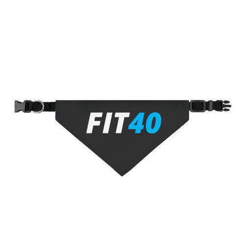 Clip-on Pet Bandana — FIT40 Logo Dog Scarf